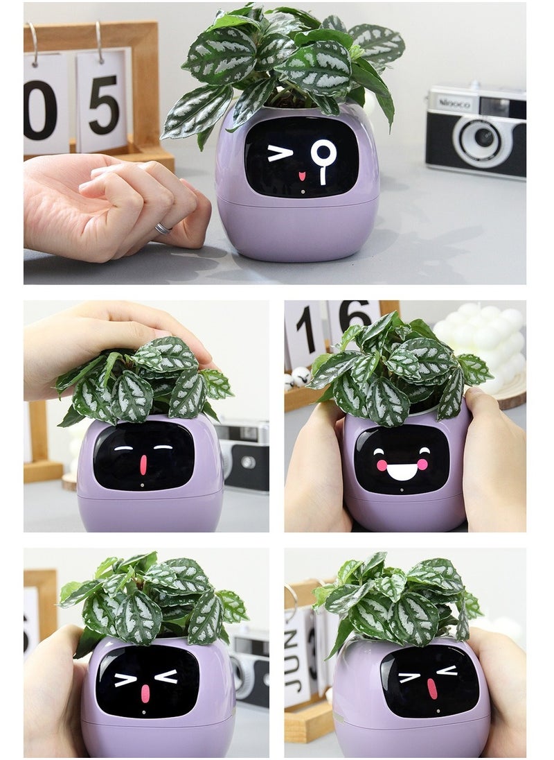 Ivy AI Plant Care Pet Robot – Smart Expression Assistant  Desktop Interactive Toy