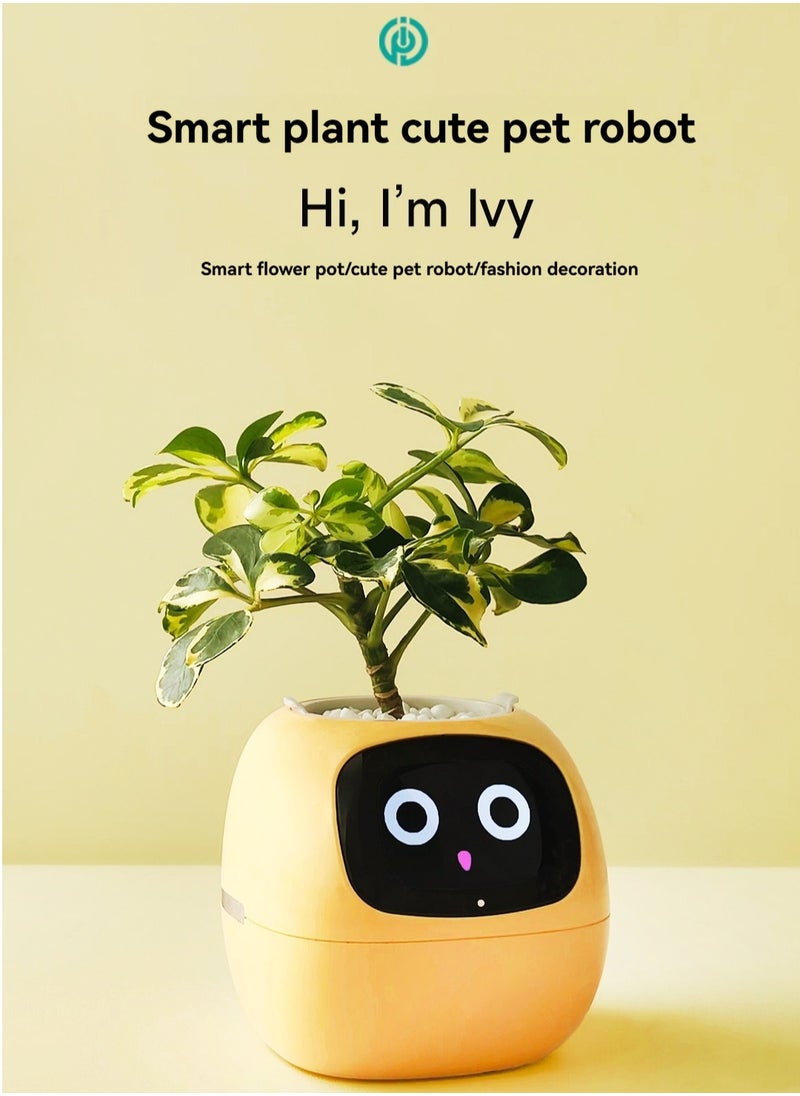 Ivy AI Plant Care Pet Robot – Smart Expression Assistant  Desktop Interactive Toy