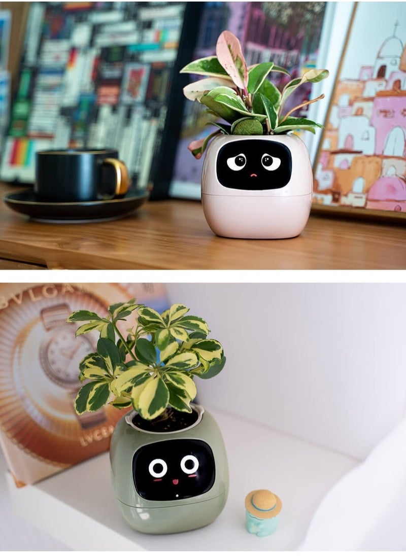 Ivy AI Plant Care Pet Robot – Smart Expression Assistant  Desktop Interactive Toy