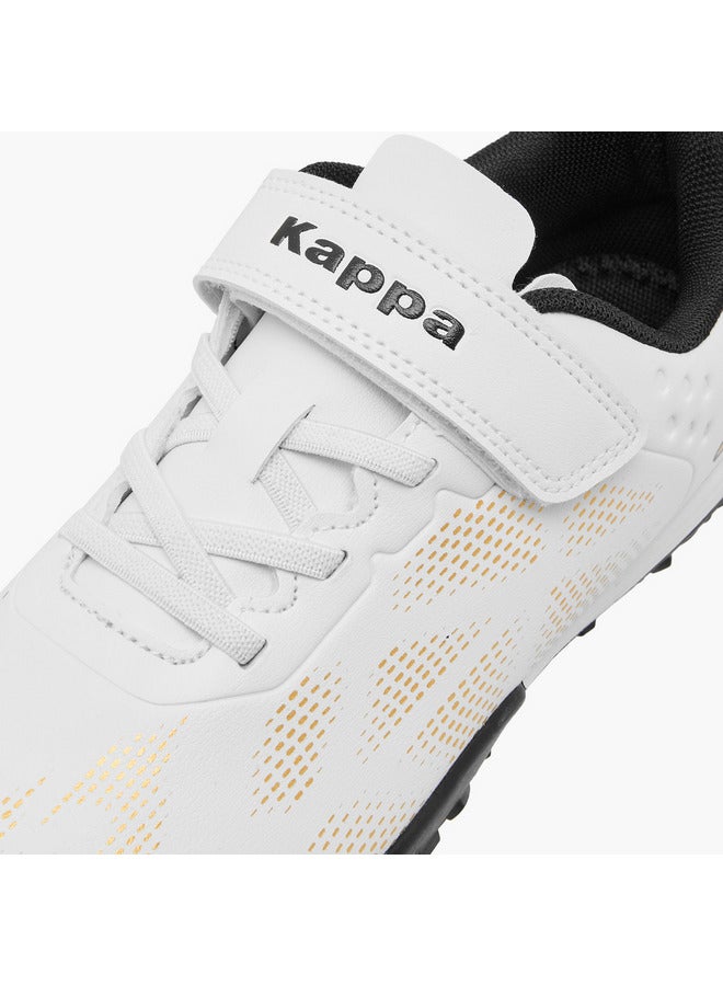 Kappa Boys' Logo Print Football Shoes with Hook and Loop Closure - Image 4