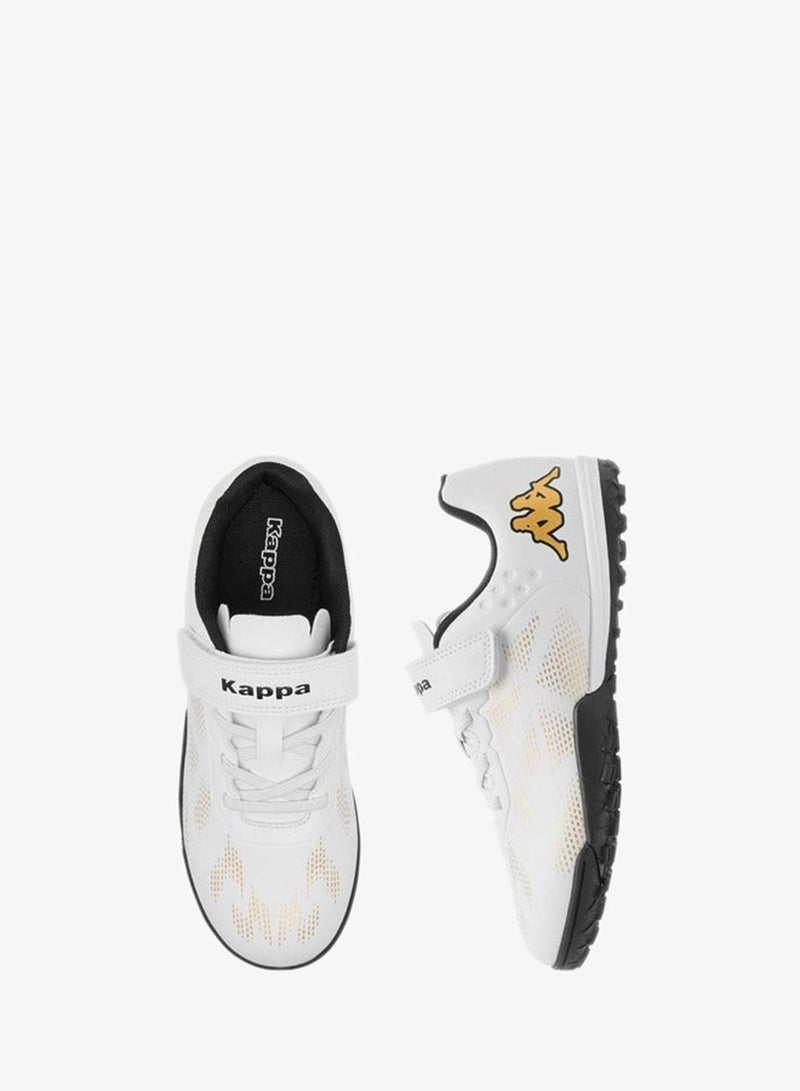 Kappa Boys' Logo Print Football Shoes with Hook and Loop Closure - Image 1