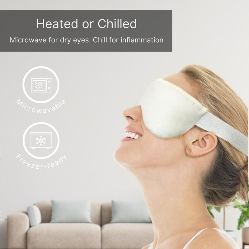NatraCure Steam Heated Eye Mask â€“ Warm Compress for Eyes, Microwavable for Dry Eyes, Stye Eye Treatment, Heated Eye Masks for Dry Eyes, Steam Eye Mask for Dry Eyes - 417SB RET - Image 4