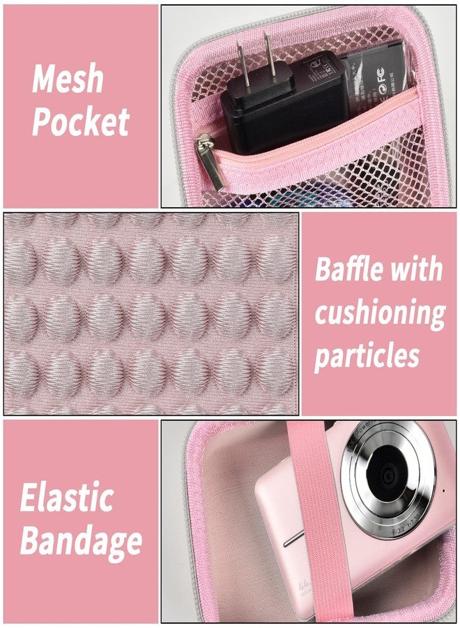 Grapsa Digital Camera Case, Pink, Pink Camera Case - Image 3