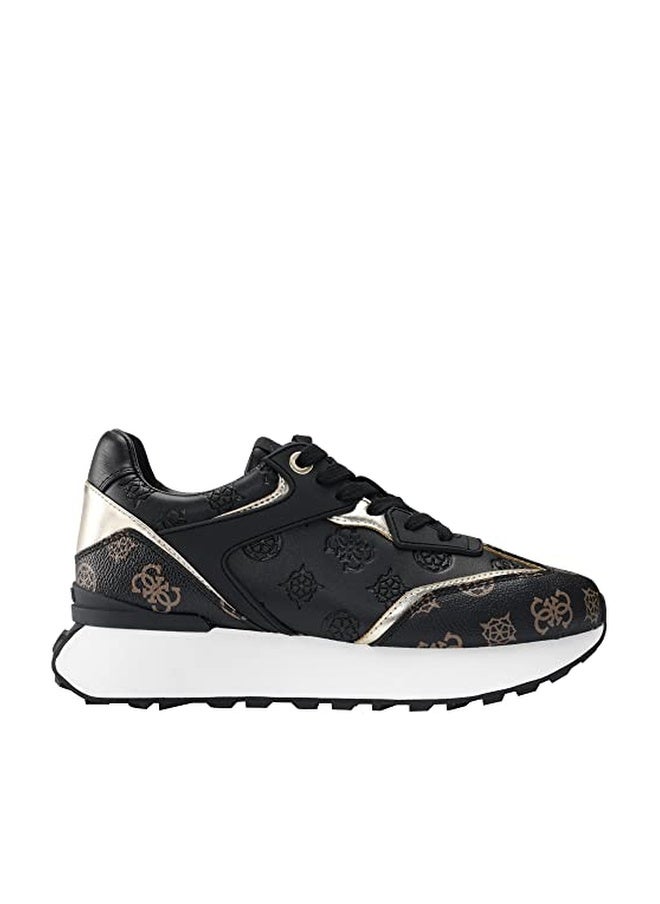 GUESS حذاء رياضي GUESS للنساء LUCHIA، متعدد الأسود، 7.5 - Image 1