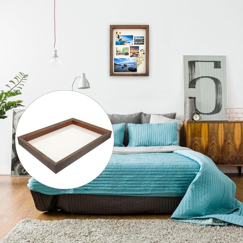 حافظة عرض ظل قديمة للزهور المجففة والهدايا التذكارية وإطار الصور والجوائز التذكارية - Image 3