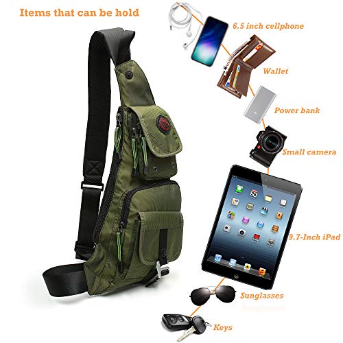 NICGID Sling Bag Chest Shoulder Backpack Crossbody Bags Casual Daypack for Men Women - Image 5