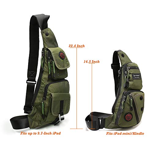 NICGID Sling Bag Chest Shoulder Backpack Crossbody Bags Casual Daypack for Men Women - Image 3