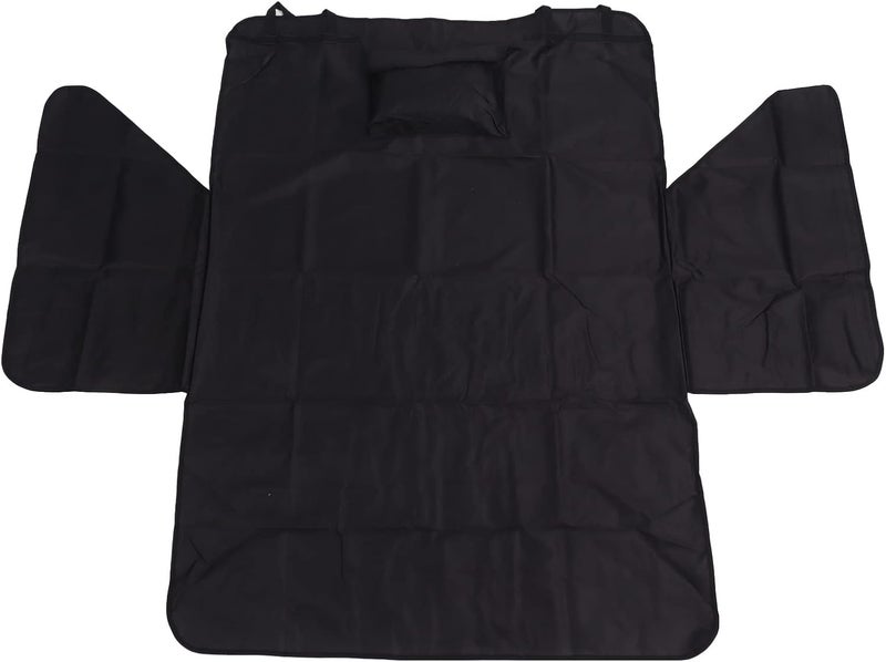 Pet Car Seat Cover, Dog Back Seat Extender Mat, Single Layer Full Surround Protection with Breathable Mesh Cloth, Non - Slip Oxford Fabric for Trucks SUVs and Cars, Easy (132 * 104 * 43cm) - Image 1