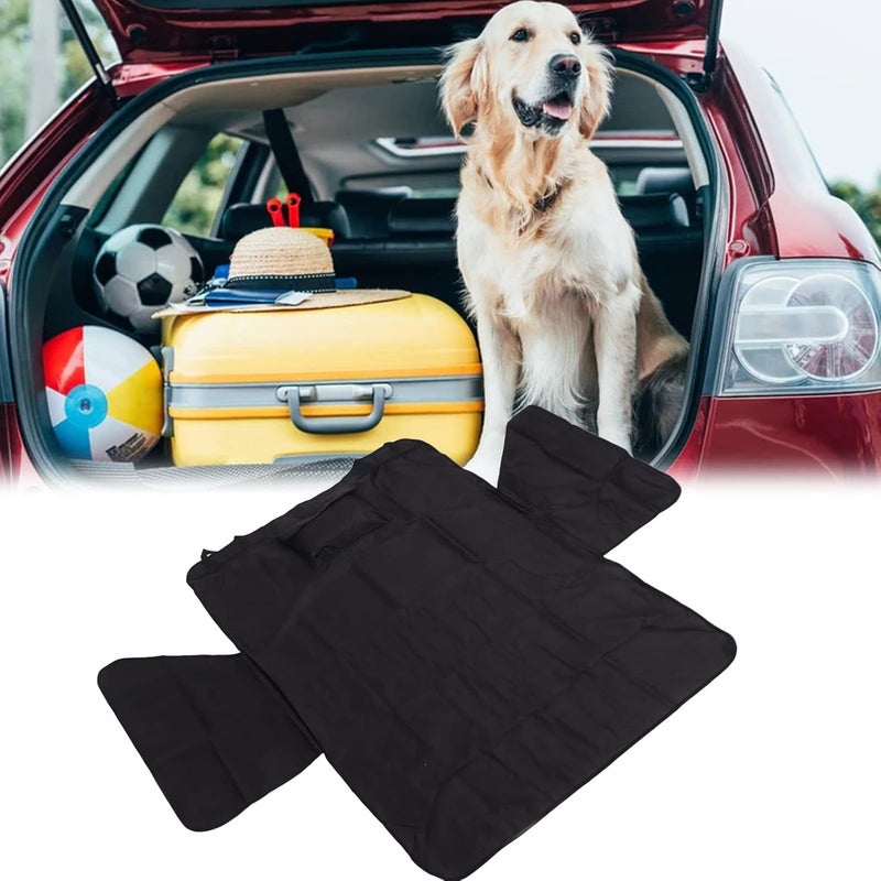 Pet Car Seat Cover, Dog Back Seat Extender Mat, Single Layer Full Surround Protection with Breathable Mesh Cloth, Non - Slip Oxford Fabric for Trucks SUVs and Cars, Easy (132 * 104 * 43cm) - Image 2