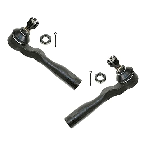 TRQ Front Outer Tie Rod Set Compatible with 2003-2007 Toyota Sequoia 2003-2006 Tundra - Image 1