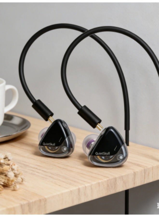 ROSESELSA QuietSea 2 Wired Earphones with Type-C DSP Sound Card & HD Mic, Hi-Fi Gaming IEMs for iPhone 15/Samsung, Zero Latency for PUBG Mobile - Image 3