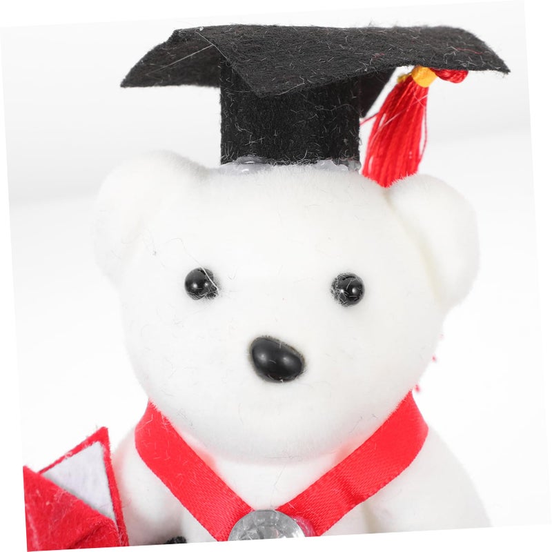 Graduation Bear Cake Decorations 3PCS Adorable Party Props Random Style - Image 3