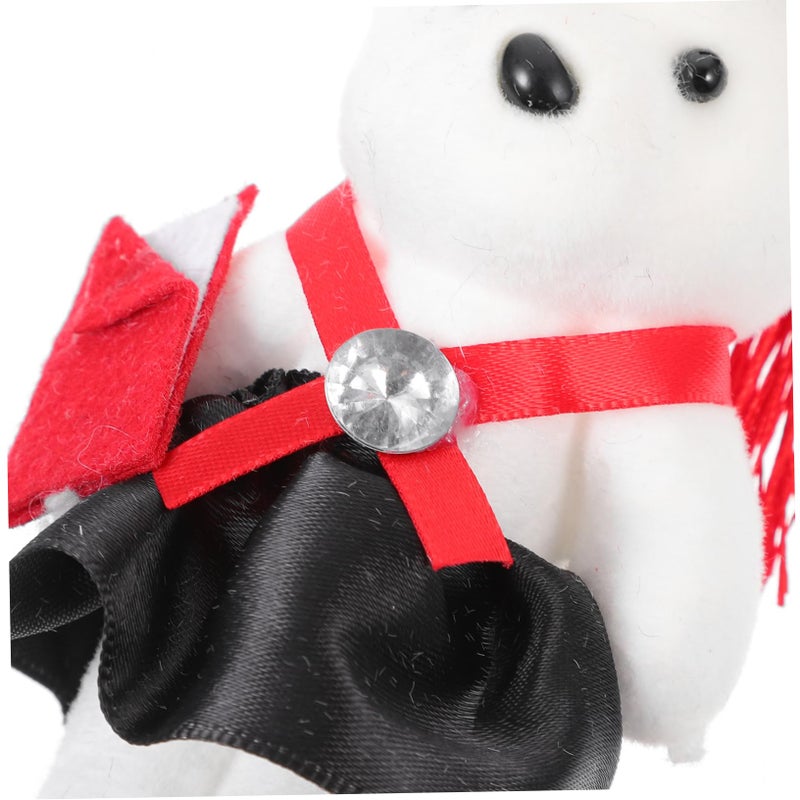 Graduation Bear Cake Decorations 3PCS Adorable Party Props Random Style - Image 4