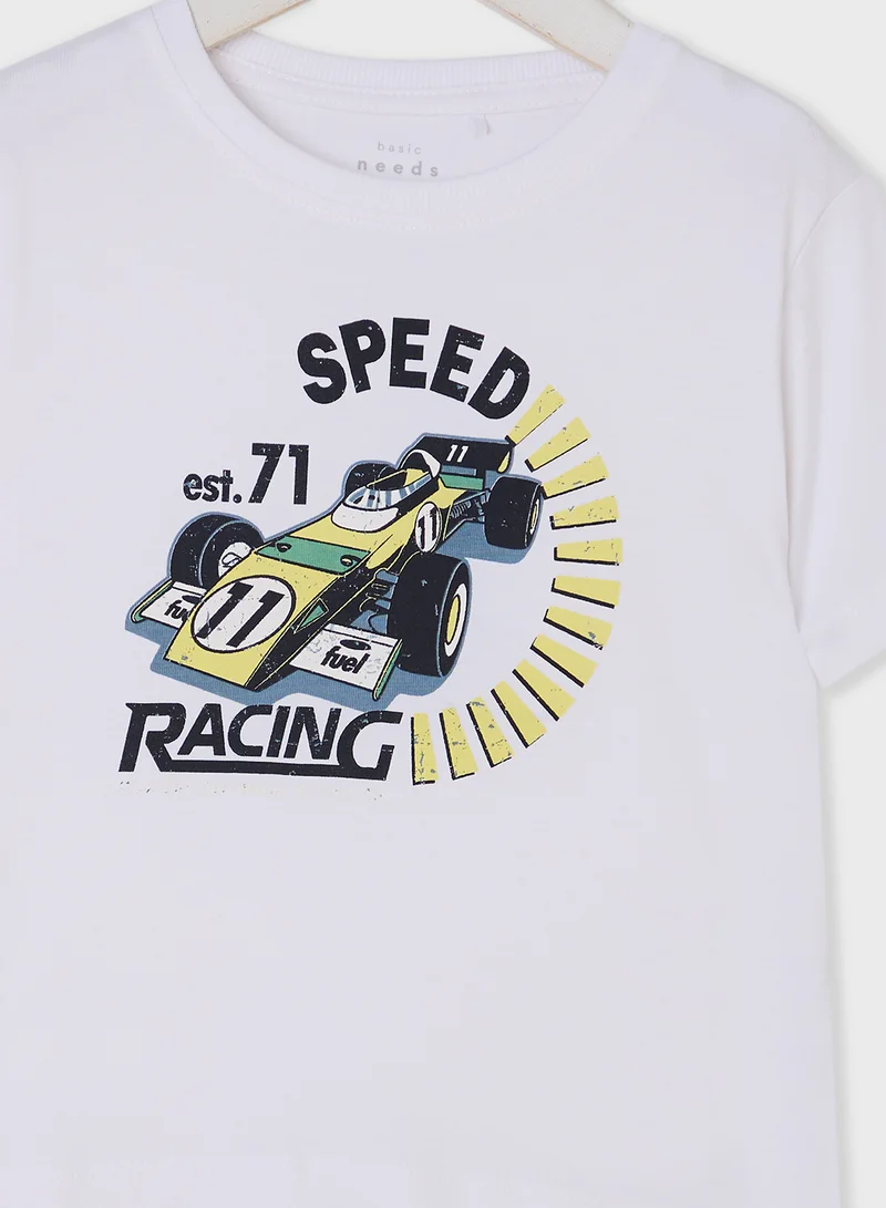 نيم ات Kids Graphic Crew Neck T-Shirt