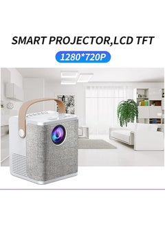 Generic Portable LCD LED Projector Android 7.1 Home Theater with 2.4G/5G Dual-Band WiFi, BT 4.0, Wireless Mirroring, HD AV USB TF Card Input, 3.5mm Audio Out, Remote Control  - Image 2
