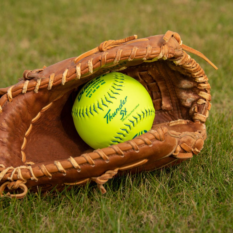 DUDLEY USSSA Thunder SY Slowpitch Classic M Stamp Softball - 12 Pack - Image 3