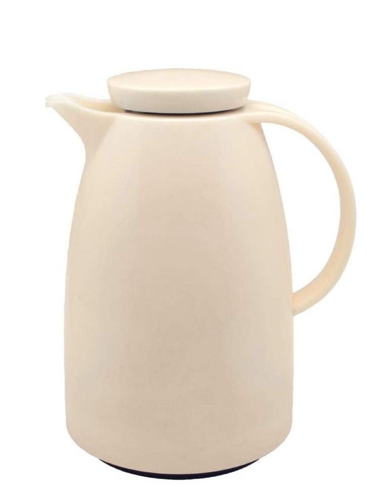 BASURRAH Thermos For Tea And Coffee From Basurrah Glossy Beige Color  - Image 2