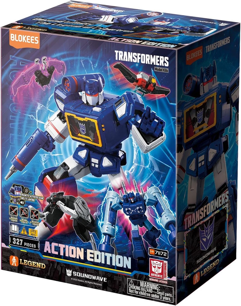 BLOKEES Transformers Action Edition 03 Soundwave - Collectible Action Figure - Image 2