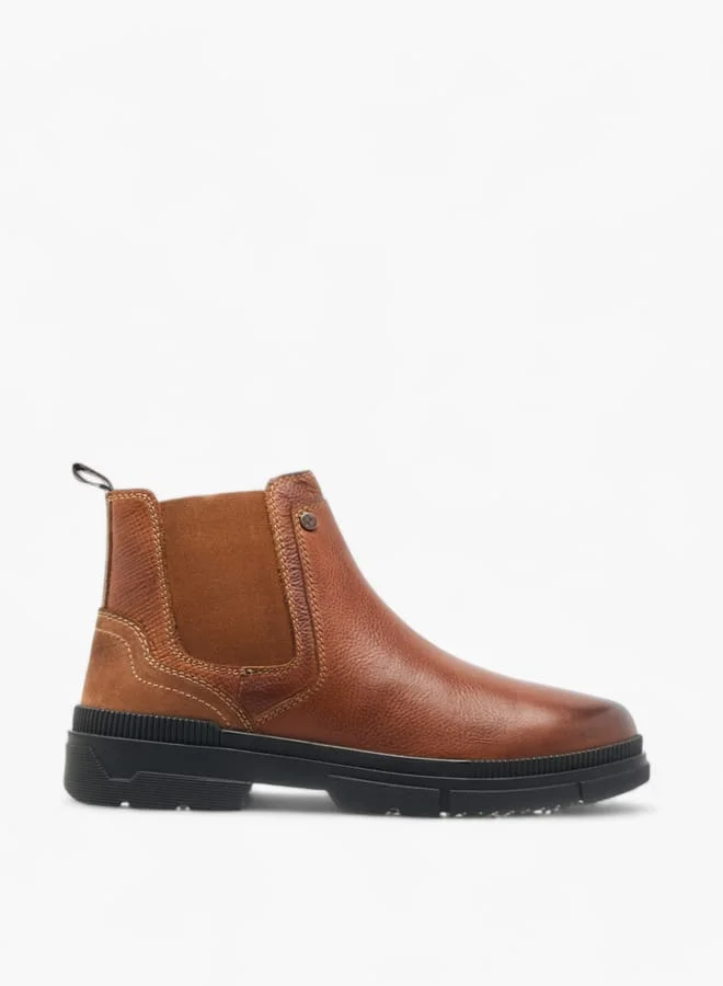Lee Cooper Mens Solid Slip-On Chelsea Boots