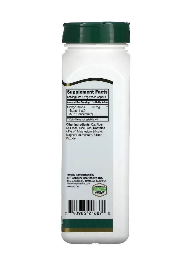 21st Century Ginkgo Biloba Extract 200 Capsules - Image 2