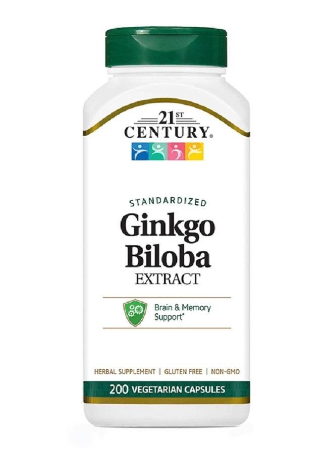 21st Century Ginkgo Biloba Extract 200 Capsules - Image 1