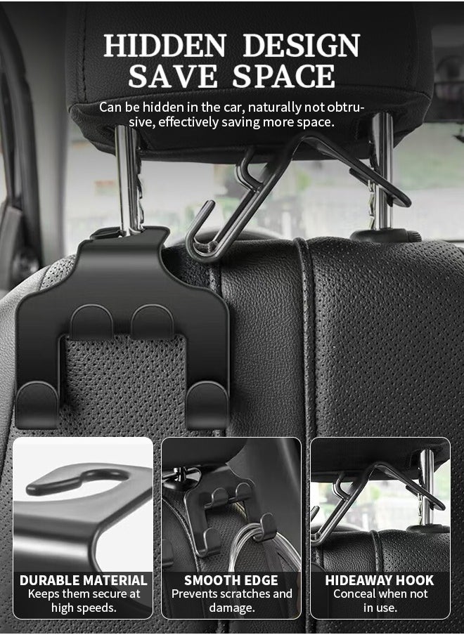 Generic Auto Backseat Hanger, Universal Car Seat Hooks for Grocery Bags, Handbags and Coats, Space-Saving for Vehicles  - Image 5