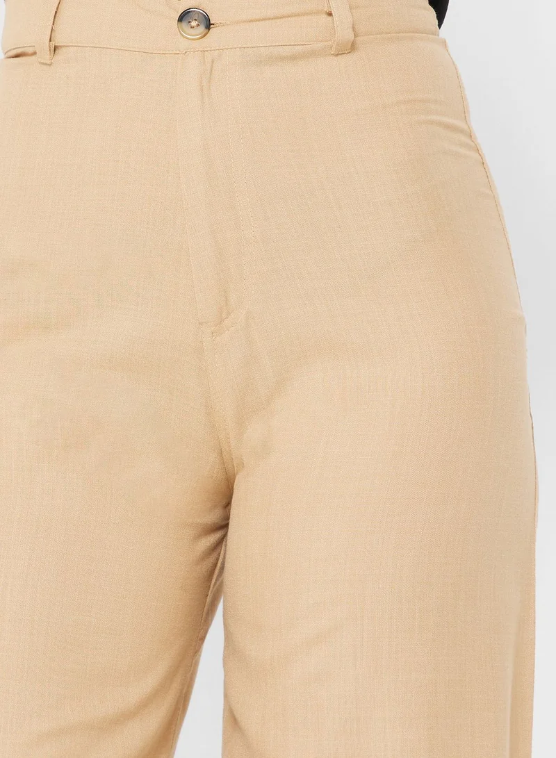 Khizana Pocket Detail High Waist Pants