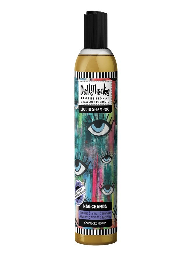 Dollylocks Clarifying Liquid Shampoo | Nag Champa | Paraben-free, Plant-Based, Vegan, Residue-Free Loc, Braid, Dreadlock Care | All hair types | 8oz - Image 1