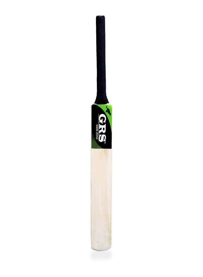 Grès GRS® Boom Kids Zone Popular Willow Wooden Cricket Bat for Kids (Size 3 for Age Group 8 Years Kids) & 2 Tennies Ball - Image 3