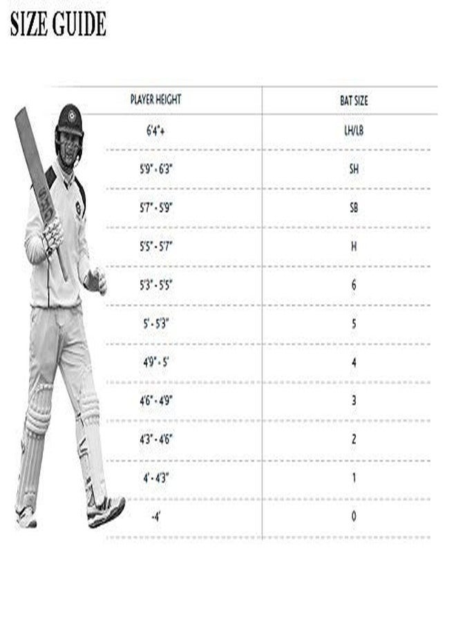 Grès GRS® Boom Kids Zone Popular Willow Wooden Cricket Bat for Kids (Size 3 for Age Group 8 Years Kids) & 2 Tennies Ball - Image 5
