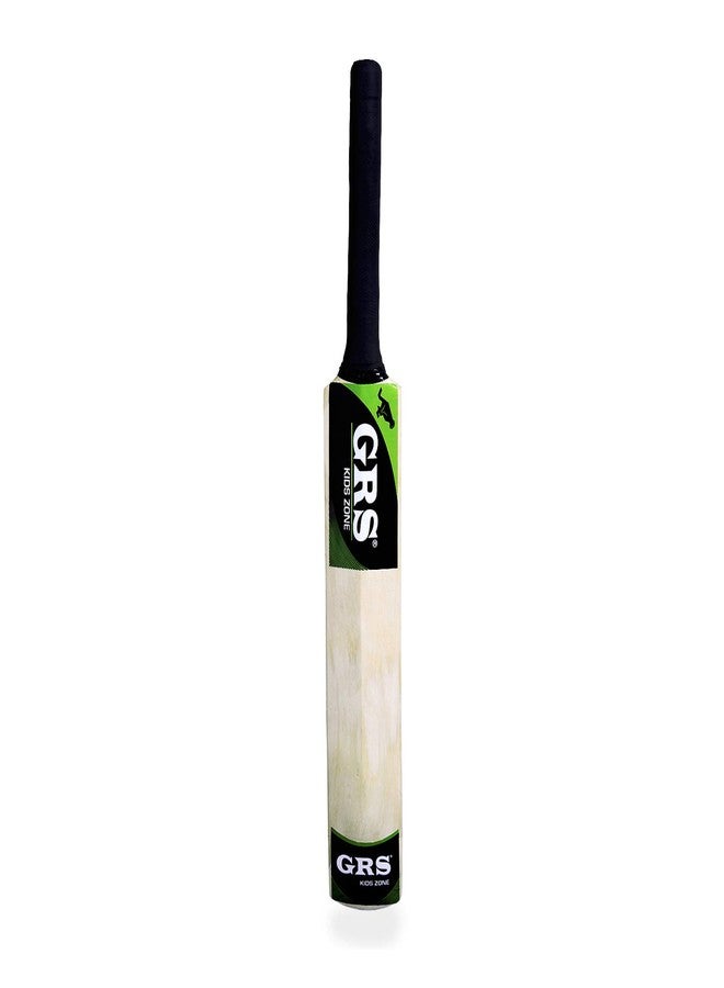 Grès GRS® Boom Kids Zone Popular Willow Wooden Cricket Bat for Kids (Size 3 for Age Group 8 Years Kids) & 2 Tennies Ball - Image 4
