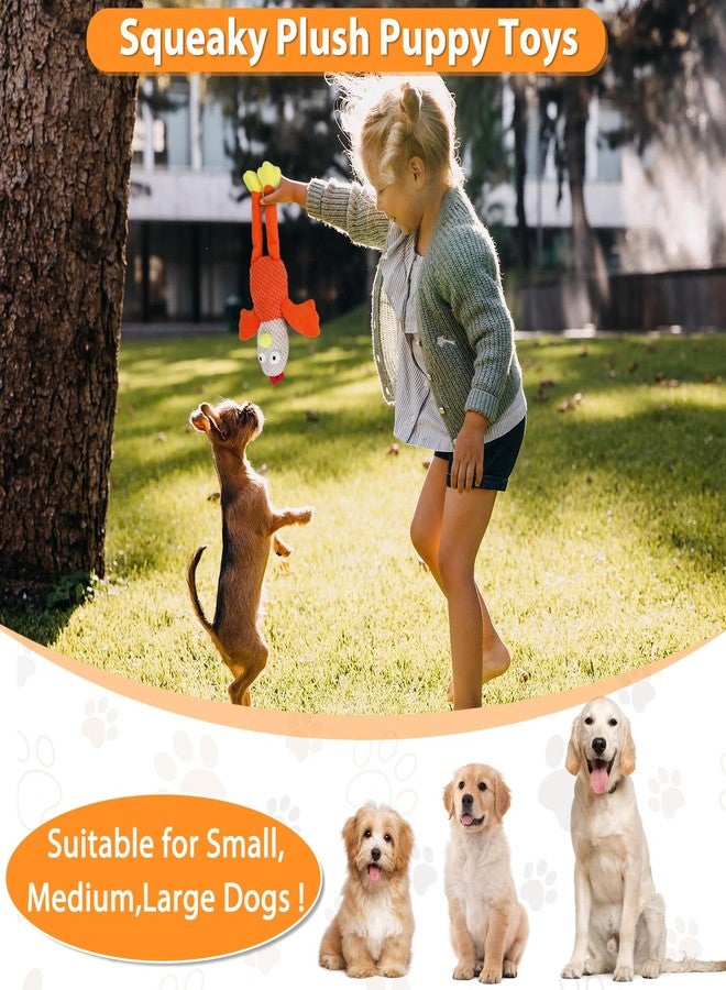 Drmstow Squeaky Large Dog Toys with Crinkle Paper, Interactive Puppy Toys, Tough Dog Pull Toy, Tug of War Dog Chew Toys for Small, Medium, Large Dogs - Image 3