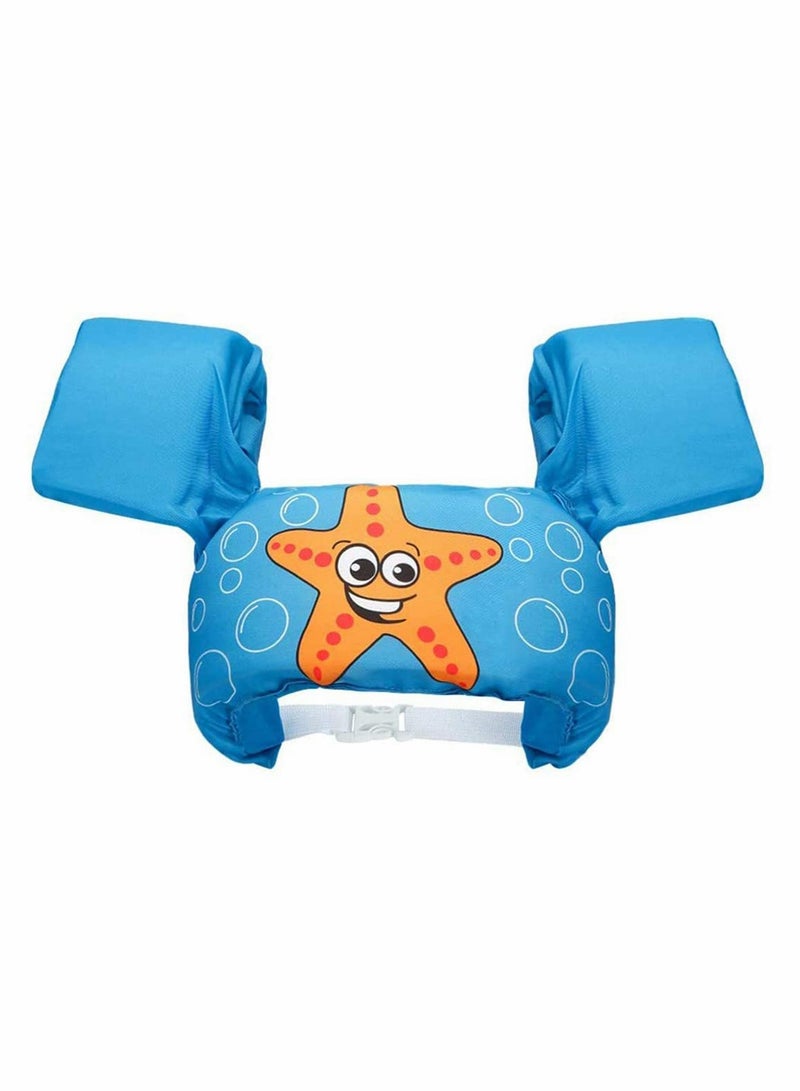 Excefore Swimming Arm Bands Float Vest  Swimming Float Vest, Swim Training Jacket, Arm Bands Kids for Girls and Boys 2-6 Year Old to Swim - Image 1