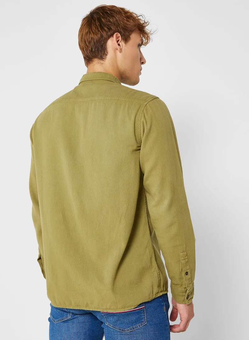 Seventy Five Long Sleeve Twill Shirt