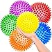 SHARLOVY 35 Large Dog Toys Ball 6 Pack Squeaky oys Durable for Aggressive Chewers Spiky Ball for Clean Teeth and Training Fetch Toys for Large Dogs for Puppy Chew and Teething - Image 3