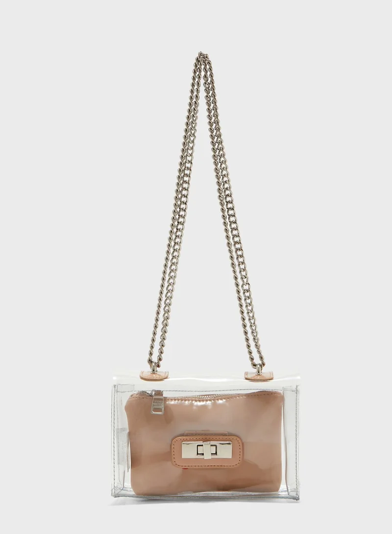 STEVE MADDEN Chain Detail Crossbody