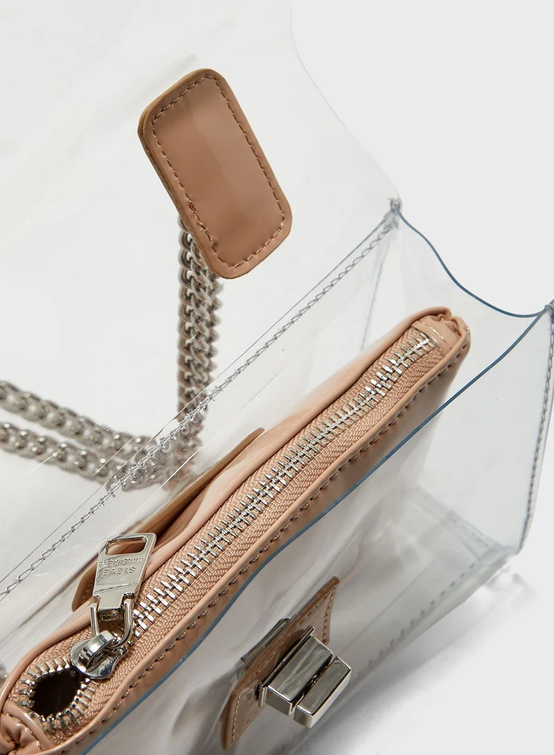 STEVE MADDEN Chain Detail Crossbody
