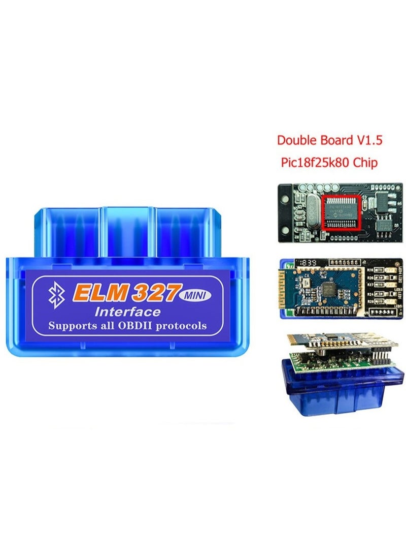 ARCOON - ARC-103 | Bluetooth V5.1 ELM327 OBD2 Car Diagnostic Scanner – PIC18F25K80 Processor – Android & iOS Compatible - Image 1