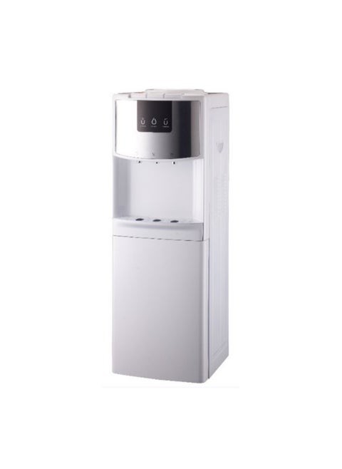 Tornado Water Dispenser Top Loading with Bottom Cabinet Hot & Cold 3 Taps White TWD-L3T3RE-W