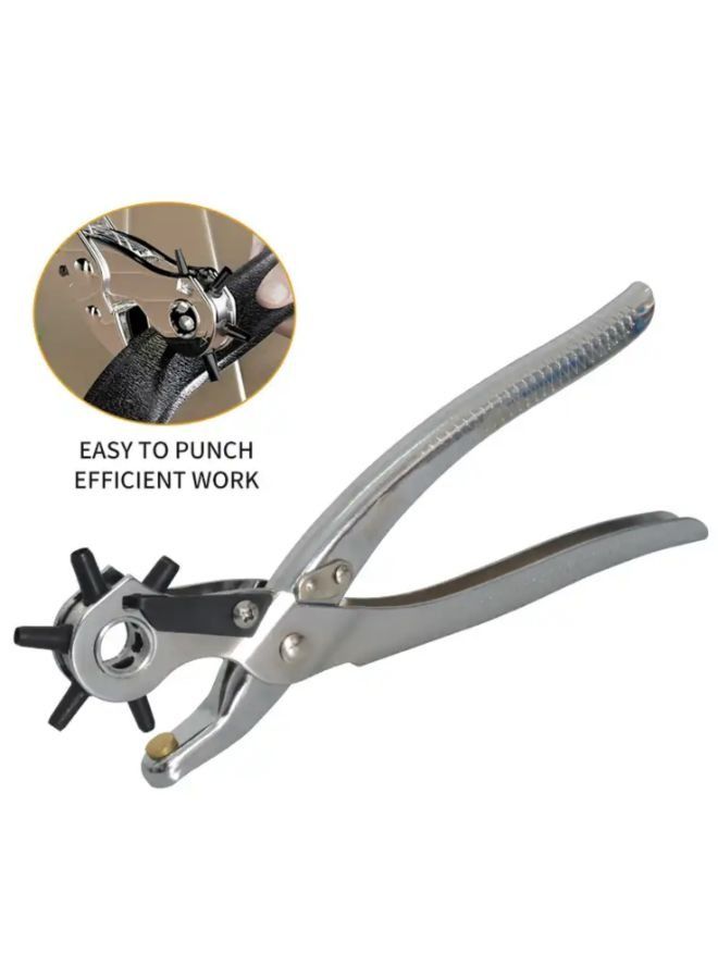 Multifunctional Leather Belt Hole Puncher Useful Round Punching Machine Bracelet Strap Leathercraft Household Hand Tool  - Image 1