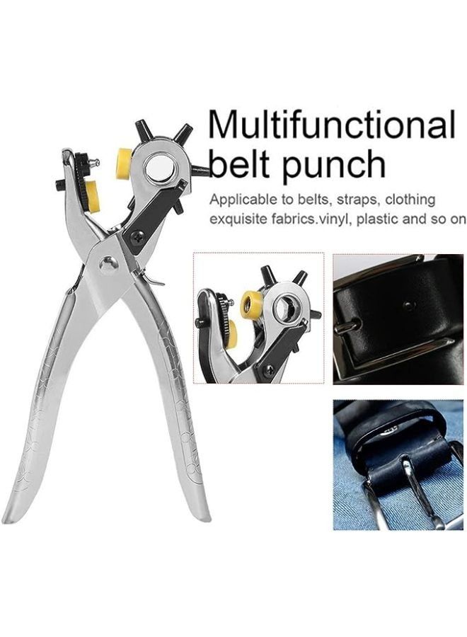 Multifunctional Leather Belt Hole Puncher Useful Round Punching Machine Bracelet Strap Leathercraft Household Hand Tool  - Image 5