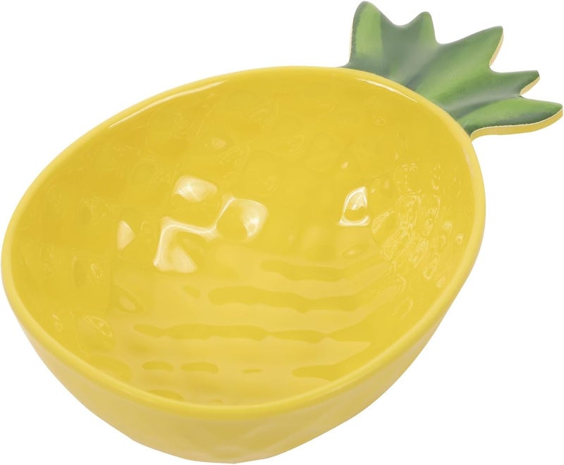 UPware Pineapple Shape Dessert Bowls Melamine Ice Cream Bowls Small Prep Bowls Durable and BPAFree for Dipping Sauce Ice Cream and Side Dishes Yellow 55 x 35 Inch Set of 4 - Image 5