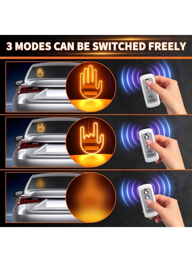 Car Hand Gesture LED Finger Light with Remote Control - Image 5