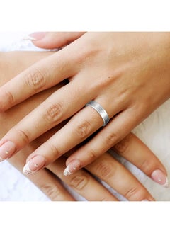 STARGEMS Two Lines Carve Women Wedding Ring  - Image 4