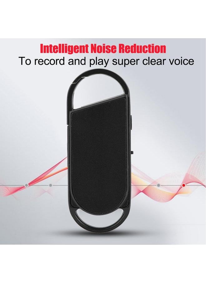 Thoraya - 8G 18 Hours Keychain Digital Voice Recorder 512kbps WAV to WMA/MP3/WAV Mini Audio Recorder - Image 1
