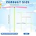 DEARIDAP 200 Pcs Solid Color Hand Helicopter Set 100 Propellers 100 Rods Flying Helicopter Set Bamboo Dragonfly Hand Rub Plastic Propeller for Outdoor Activity Gifts Random 35 Color - Image 4