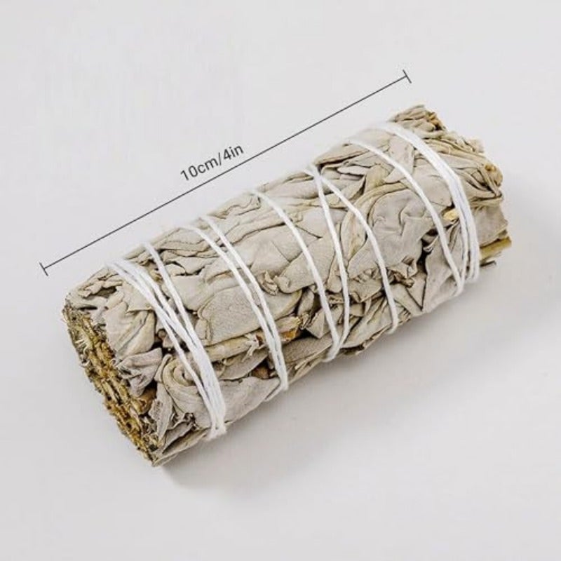 3Pack White Sage Stick4 Inch White Sage Bundles Natural California Sage Smudge Sticks Wand Sage for Home Cleansing Incense Healing Meditation Negative EnergyOther Smudging Rituals - Image 3