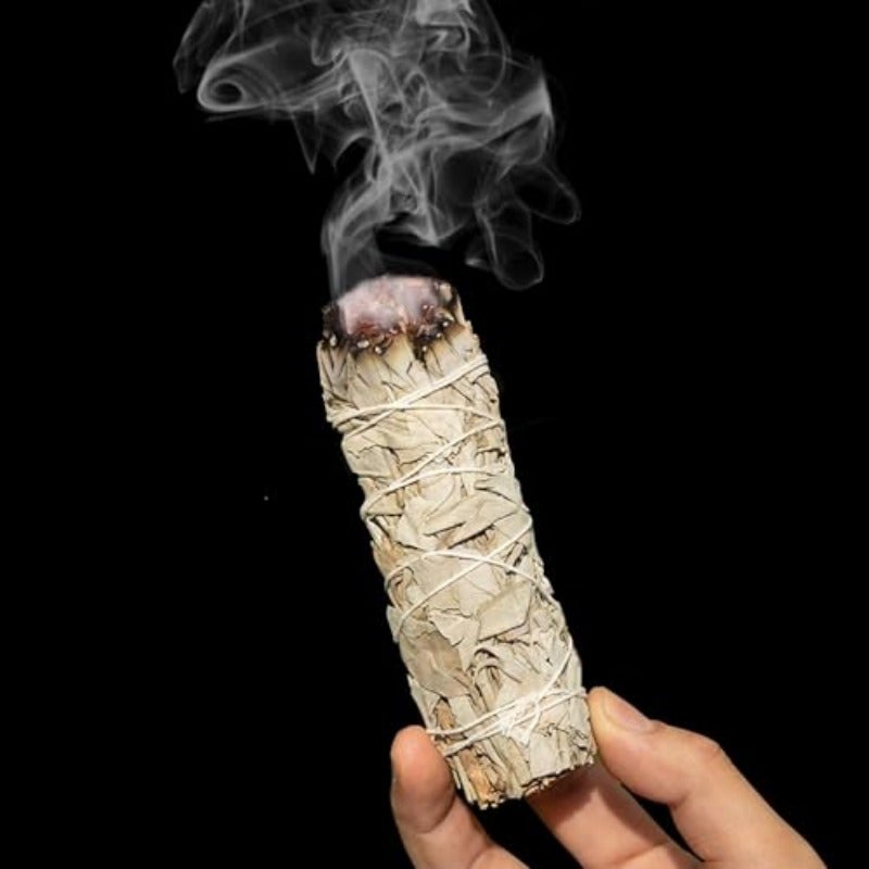 3Pack White Sage Stick4 Inch White Sage Bundles Natural California Sage Smudge Sticks Wand Sage for Home Cleansing Incense Healing Meditation Negative EnergyOther Smudging Rituals - Image 2