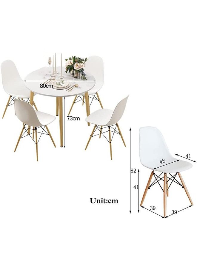 Generic Dining Table Set，Kitchen Table with 2 Chairs，Metal and Wood Modern Square Dining Table Furniture Set  - Image 2