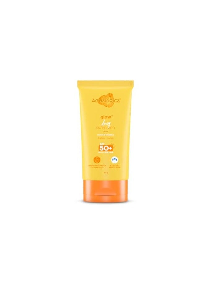 AQUALOGICA SUNSCREEN GLOW DEWY SPF50 30G - Image 1
